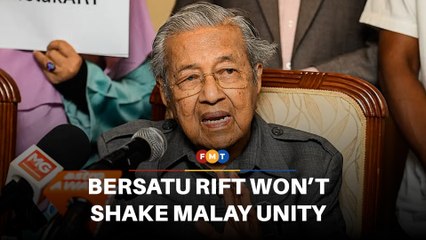 Bersatu feud won’t disrupt Malay unity work, says Dr M
