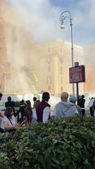 Se derrumba parte de una torre medieval en el centro de Roma durante su restauración
