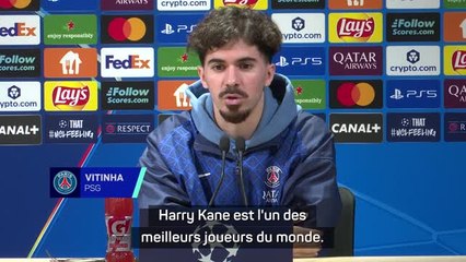 PSG - Vitinha : “Harry Kane est l'un des meilleurs joueurs du monde, il a des chiffres stratosphériques”
