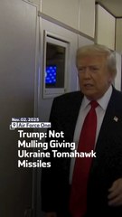 Trump: Not Mulling Giving Ukraine Tomahawk Missiles