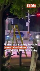 Alcaldesa Karina Aristy denuncia carreras clandestinas atentan contra vida de jóvenes en Higüey