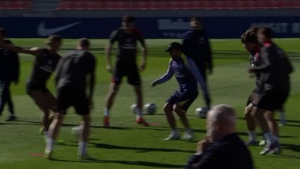 Atletico Madrid preare for champions league visit of Union Saint-Gilloise