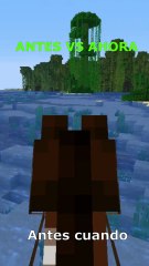 Antes y después Caballo, Mula y Camello ahora flotan en minecraft