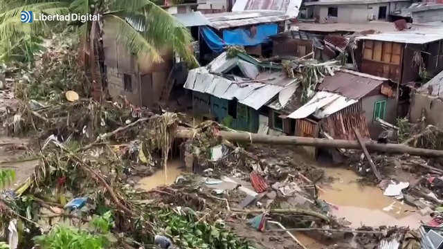 El tifón Kalmaegi deja tres muertos y 12 desaparecidos en Filipinas