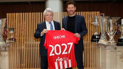 Cerezo, confiado con Simeone: "Está muy entusiasmado y sabe que puede lograr grandes cosas"