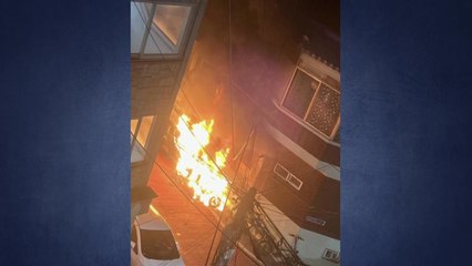 술 취해 오토바이에 불 지르고 달아난 70대 입건 / YTN