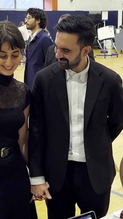 Zohran Mamdani casts ballot in NYC mayoral election