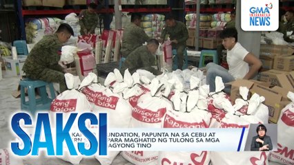 GMA Kapuso Foundation, papunta na sa Cebu at Eastern Samar para maghatid ng tulong sa mga nasalanta ng Bagyong Tino | Saksi