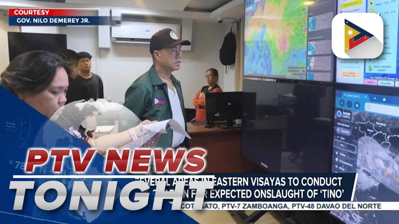 OCD urges several Eastern Visayas areas to conduct preemptive evacuation for #TinoPH