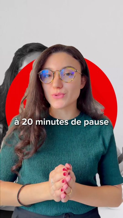 Tu ne peux pas prendre ta pause entièrement au travail ?