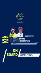Aurélien Ducroz (Crosscall) : « On fonce droit vers le front assez violent qui nous attend » - Voile - Transat Café L'Or