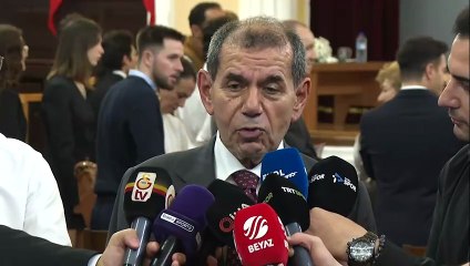 Galatasaray Başkanı Dursun Özbek: Amacımız Şampiyonlar Ligi'nde zirveye doğru tırmanmak