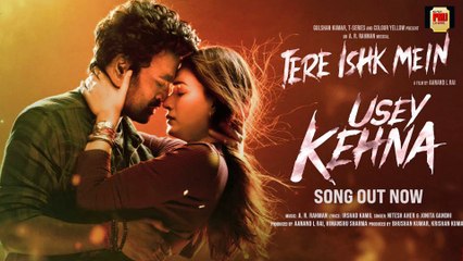 Usey Kehna: Dhanush, Kriti | Tere Ishk Mein | AR Rahman, Nitesh, Jonita, Irshad| Aanand LR,Bhushan