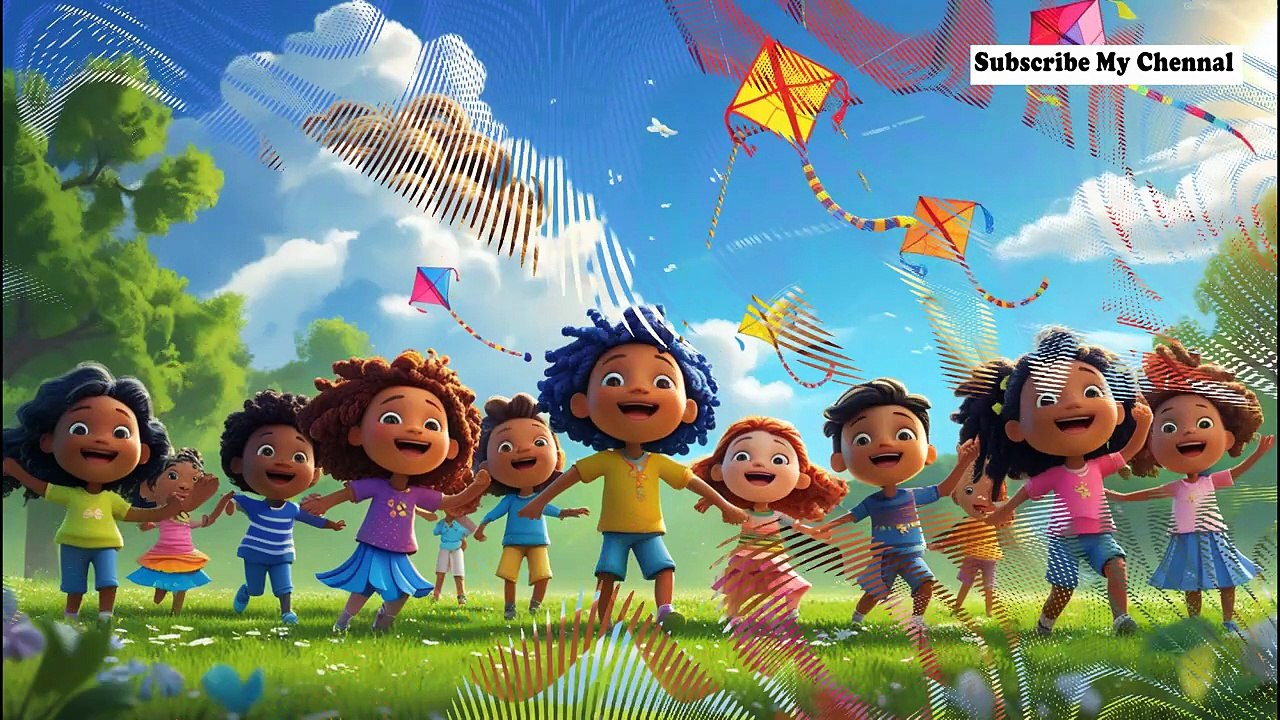 Lets Go Fly a Kite _ English Lyrics Nursery Rhymes for kids