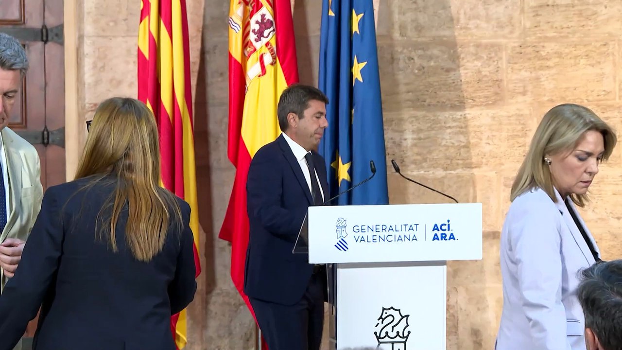 La dimisión de Mazón marca la actualidad política con reacciones en todos los partidos