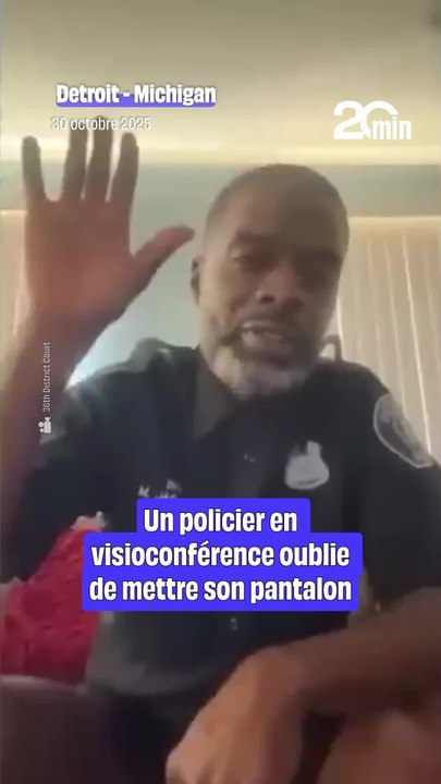Un policier auditionné par la justice en visioconférence oublie de mettre son pantalon