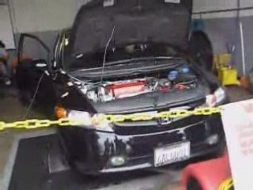 Dyno test honda