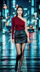 Beautiful Asian Model Walking along the Street, Fashion. Goddess.49 | 街拍美女5選  #streetphotography