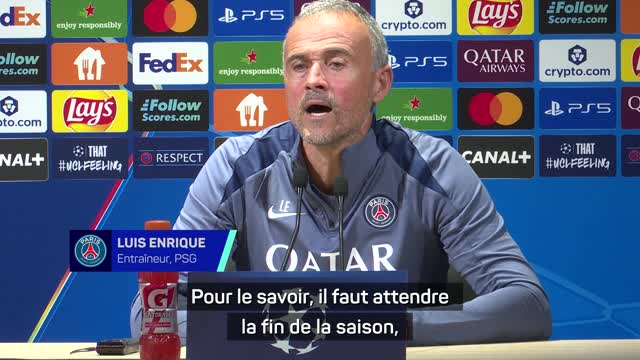 PSG - Luis Enrique : “Le Bayern a gagné ses 15 derniers matches, c’est incroyable”