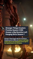 Stranger Things will answer a question from season 1