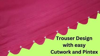 Easy Trouser Design || How to Make a Trouser with No Lace || Step by Step Tutorial ||