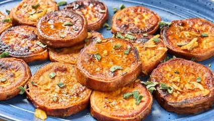 How to Make Roasted Garlic Melting Sweet Potatoes