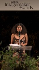 Zazie Beetz Shares Gratitude to Longtime Friend and Hairstylist Lacy Redway at the Imagemaker Awards