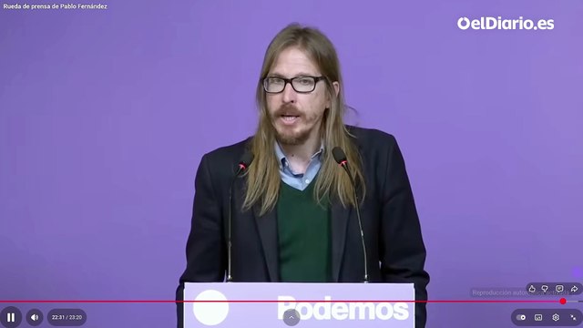 Podemos no comparte las opiniones de Verstrynge sobre su salida del partido pero le agradece su trabajo