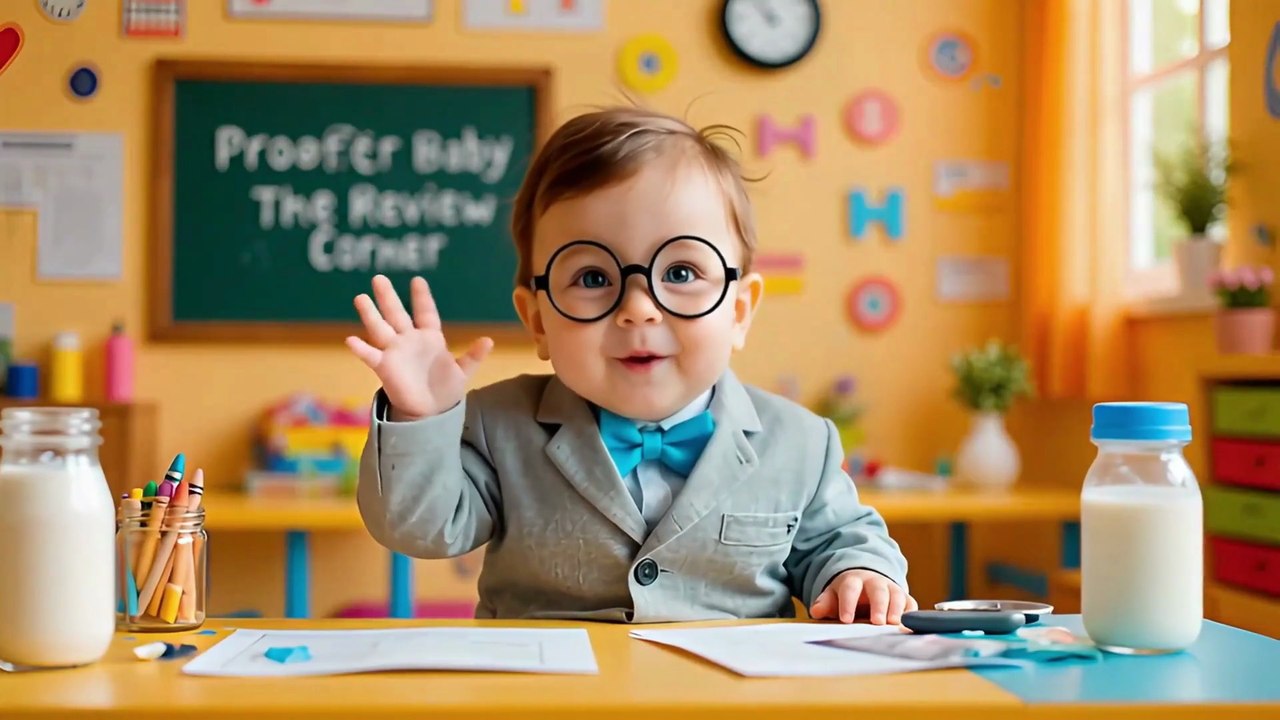 Professor Baby’s Review Corner — The Color Blue! 👶💙