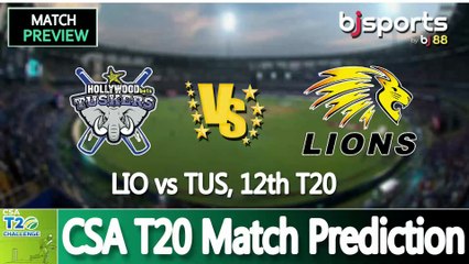 CSA T20 2025 | Lions vs Tuskers 12th T20 Match Preview |