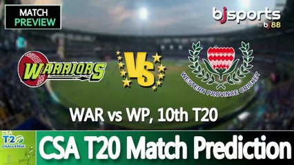 CSA T20 2025 | Warriors vs Western Province 10th T20 Match Preview |