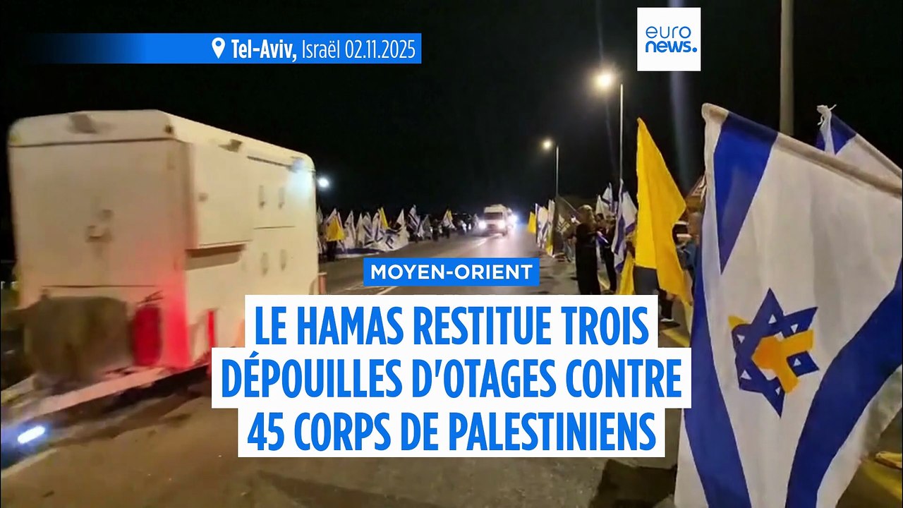 Le Hamas remet trois dépouilles d'otages à Israël contre 45 corps de Palestiniens