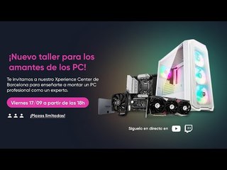 🎥 DIRECTO | ¿Cómo se monta un PC profesional? | Taller PcComponentes