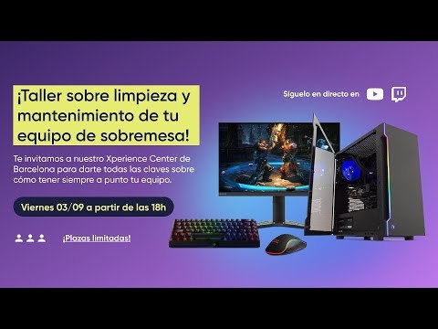 🎥 DIRECTO | Taller de limpieza y mantenimiento de tu equipo de sobremesa!