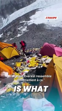 Bouteilles plastiques abandonnées, emballages en tout genre… Des tonnes de déchets recouvrent l’Everest - Alpinisme