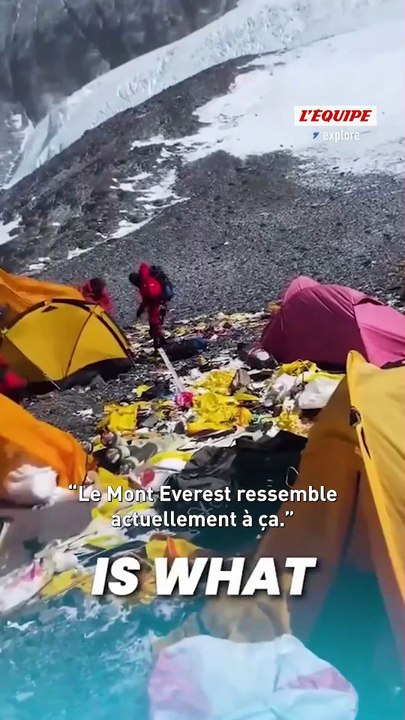 Bouteilles plastiques abandonnées, emballages en tout genre… Des tonnes de déchets recouvrent l’Everest - Alpinisme