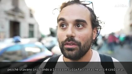 Crollo ai Fori, un testimone: "Rumori si sentivano da un paio di settimane"