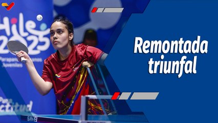 Deportes VTV | María Celis gana medalla en los Parapanamericanos Juveniles Santiago de Chile 2025