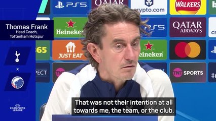 Frank not throwing 'frustrated' Spurs duo 'under the bus'