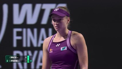 Finales WTA - L'incroyable finish de Rybakina