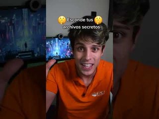 🔥¡TRUCAZO para tu PC! ¿Cómo ocultar carpetas? 📁🔎 #shorts #pccomponentes #truco #lifehacks