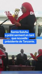 Samia Suluhu, prête serment comme nouvelle présidente de la Tanzanie