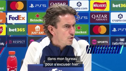 Frank : "Van de Ven et Spence sont venus dans mon bureau pour s'excuser"