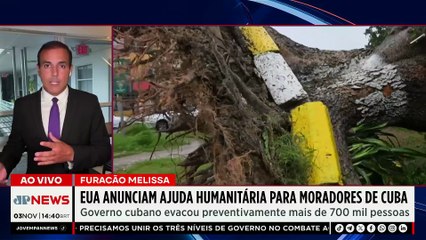 Furacão Melissa: EUA enviam ajuda humanitária para moradores de Cuba | TEMPO REAL