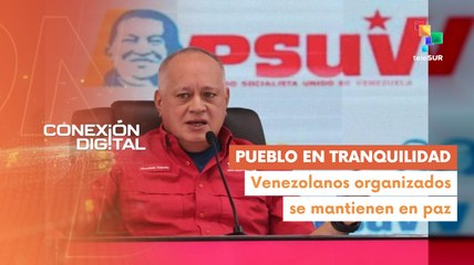 Venezolanos en paz contra las agresiones de EE.UU.