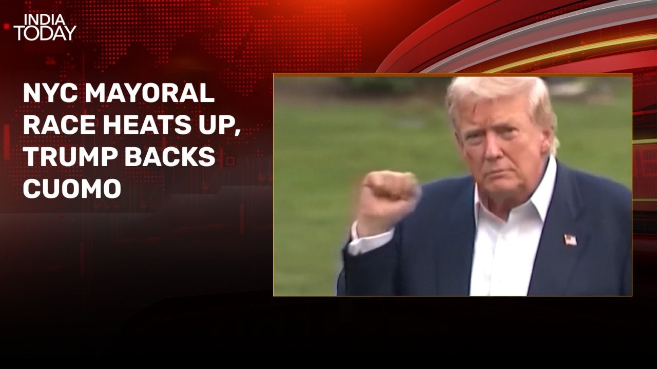 Trump backs Andrew Cuomo in New York mayor race...