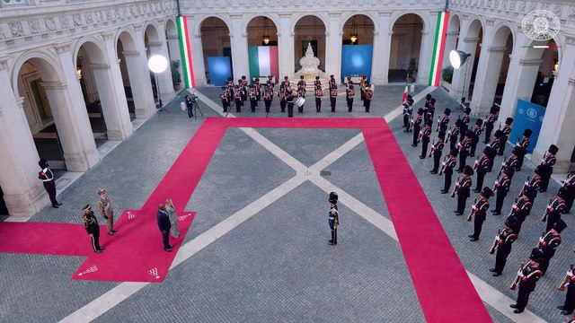 Roma - Il Presidente Meloni incontra il Presidente della Repubblica Gabonese (03.11.25)
