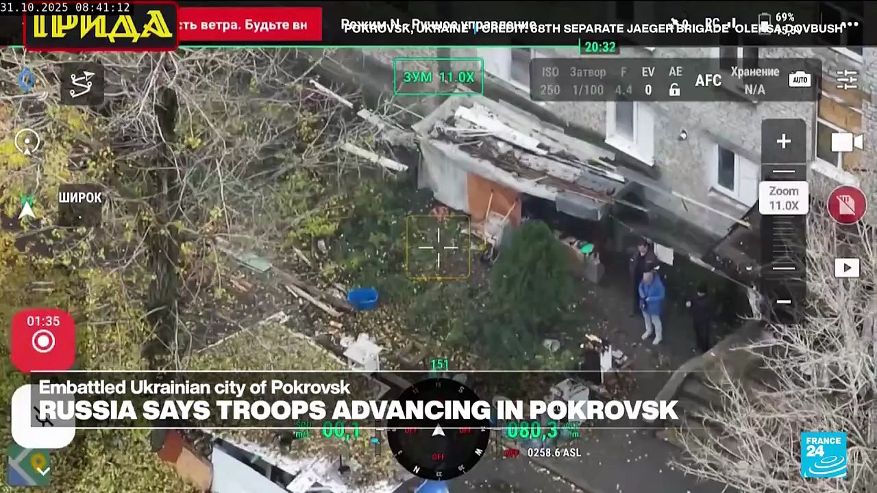 Russia says its forces advance in ruins of Pokrovsk, Ukraine says defenders hold on
