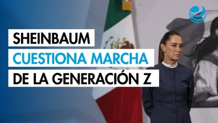 Sheinbaum pone en duda autenticidad de marcha de la Generación Z y acusa campaña millonaria en redes