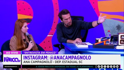 CÂMERAS NAS ESCOLAS, SUCESSOR DE BOLSONARO E LÓGICA DA ESQUERDA; ANA CAMPAGNOLO FALA TUDO NO PÂNICO!